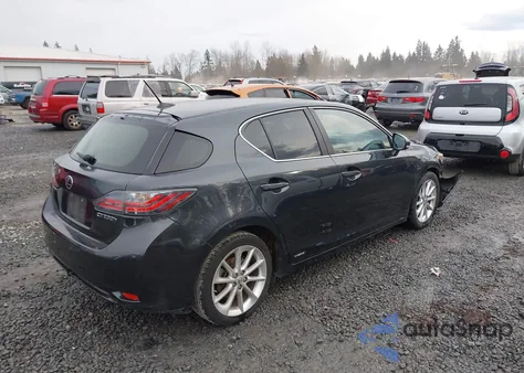 2011 Lexus Ct 200H Premium z USA, uszkodzony, nr VIN JTHKD5BH2B2027574